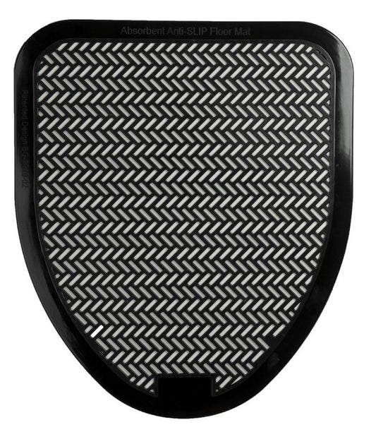 Urinal Floor Mat - Black, 520mm x 450mm (10)