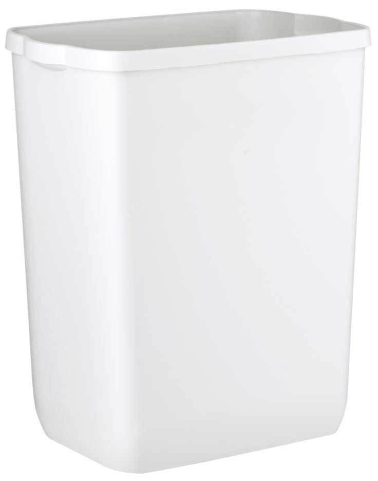 Wall Mount Bin 42L - White, 42L Capacity (6)