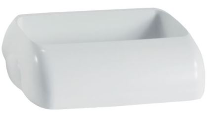 Wall Mount Bin 42L Hidden Lid - White, Hidden Design (6)