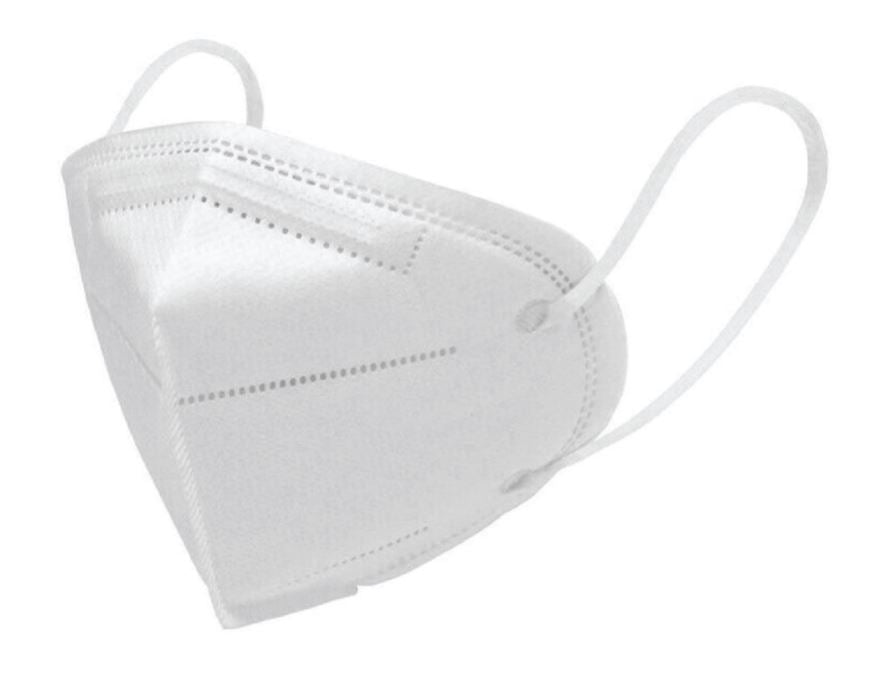 FFP2 Protective Face Masks - White, 5 Ply, Ear Loop Design (10) EN149:2001+A1:2009