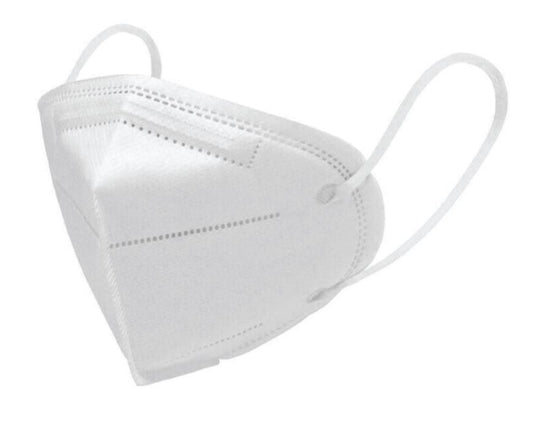 FFP2 Protective Face Masks - White, 5 Ply, Ear Loop Design (10) EN149:2001+A1:2009