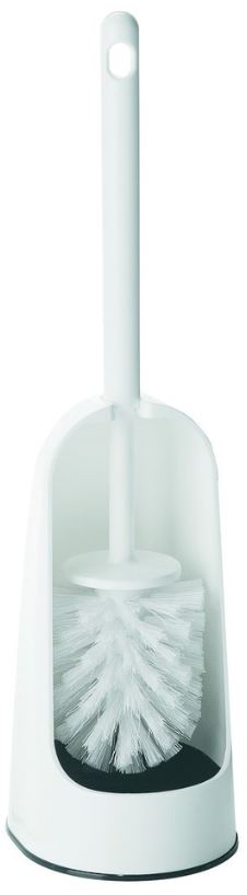 Clean Line Toilet Tidy Set - White, Plastic (6)