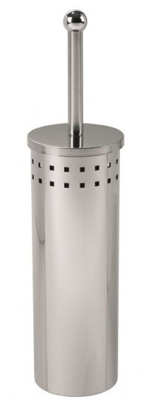 Enclosed Stainless Toilet Tidy Set - Silver, Stainless Steel (6)