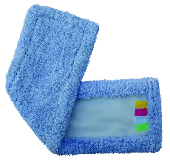 Flat Mop Pad - Blue, Dry Only, 640mm Wide (1)