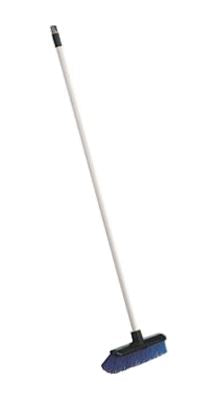 Economy Outdoor Broom - Blue, 300mm x 22mm x 1200mm, Stiff Bristles (3)