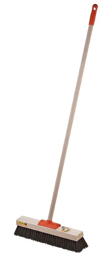 Platform Broom - Brown, 460mm x 28mm x 1350mm, Stiff Bristles (3)
