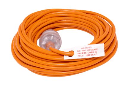 Extension Lead - Orange, 20m (1)