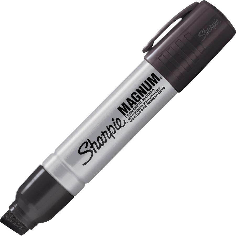 Sharpie Magnum Jumbo Marker - Black, Chisel 15mm Tip (12)