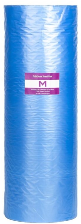 POR Polyethylene Sheet - Blue, 400mm x 700mm x 18mu (2500)
