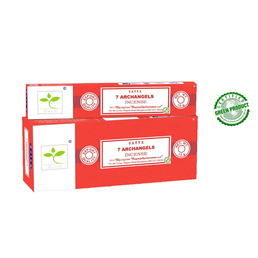 Satya Earth Series 7 Archangels Incense Sticks 15g – Pack of 6