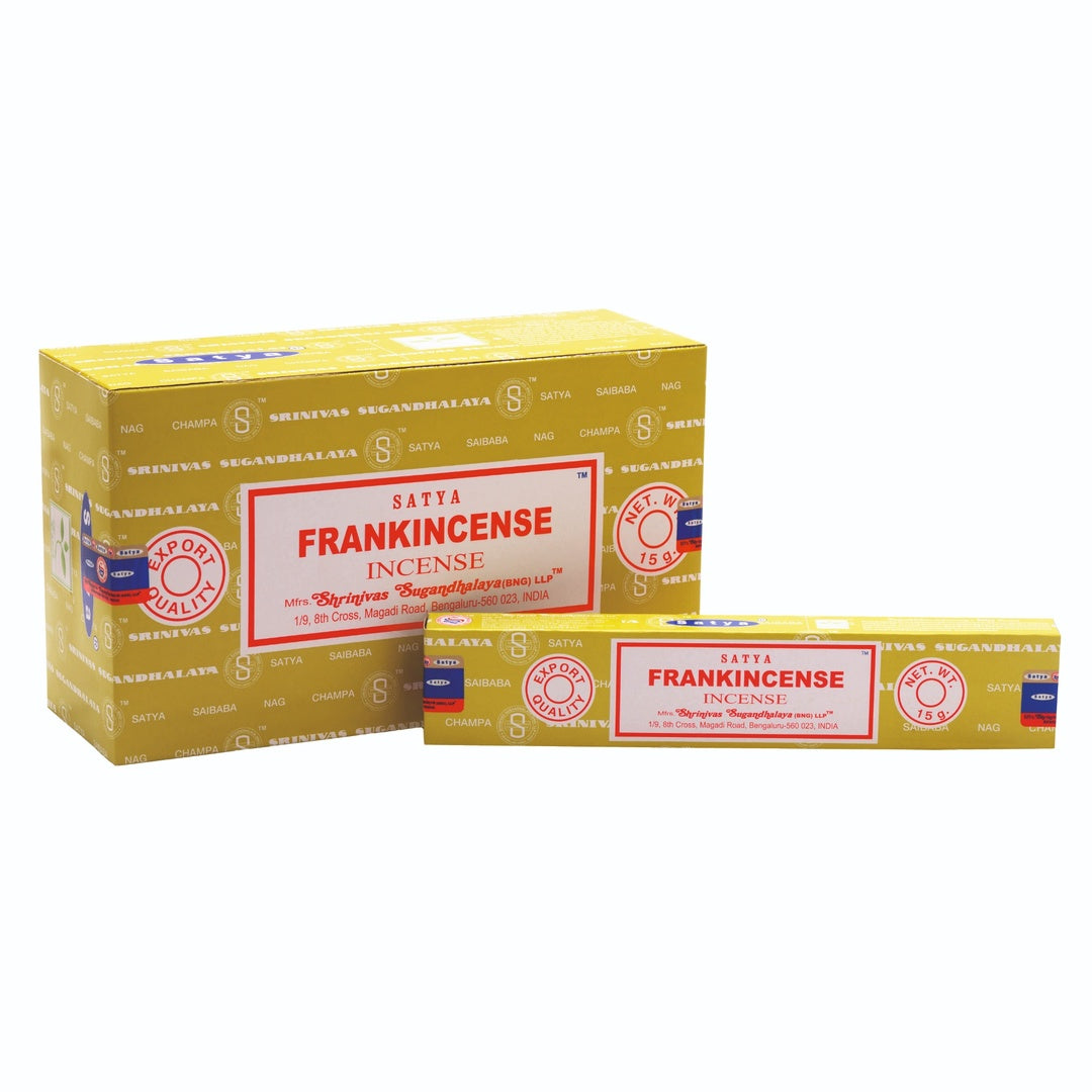 Satya Frankincense Masala Incense 15g – Box of 12