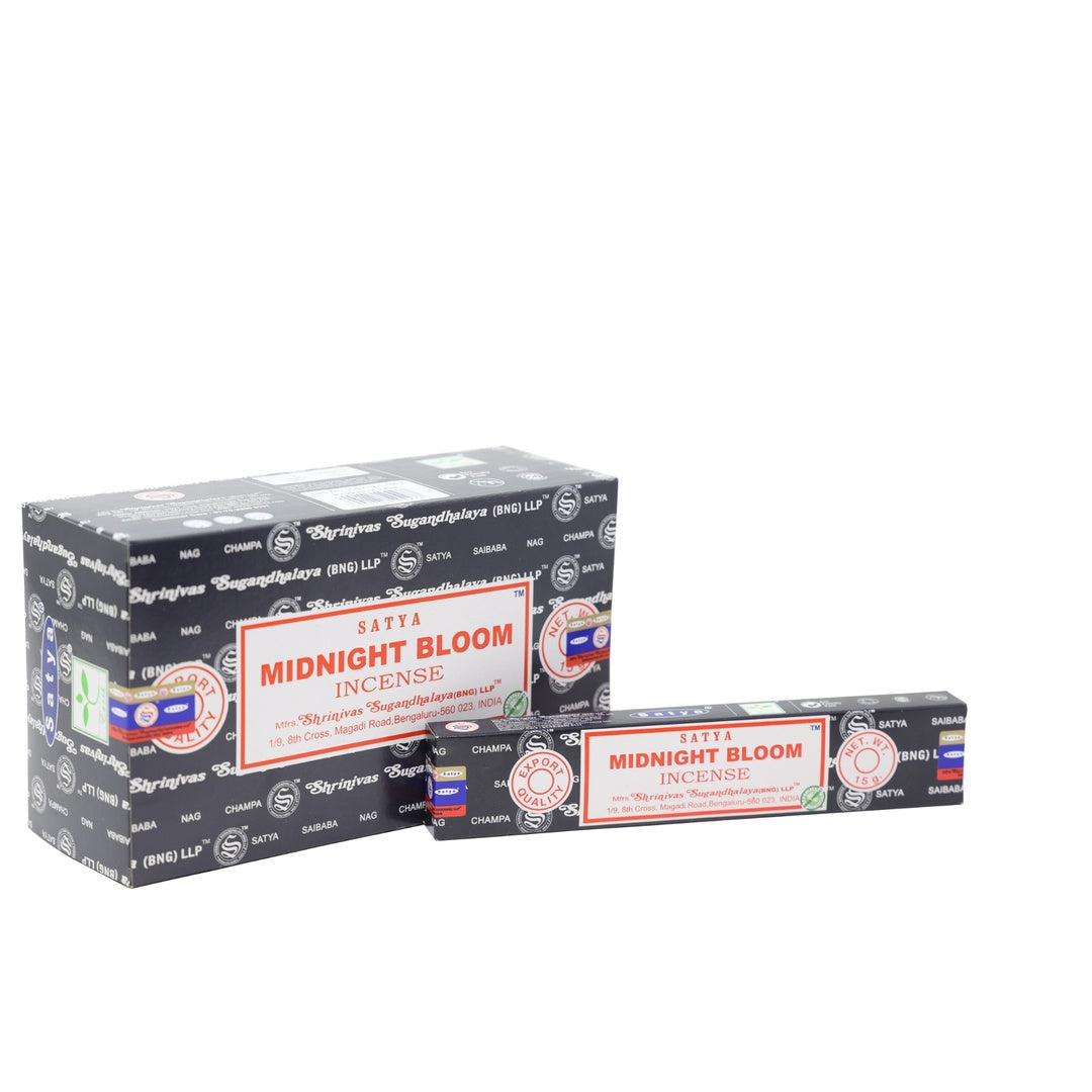 Satya Midnight Bloom Masala Incense 15g – Box of 12