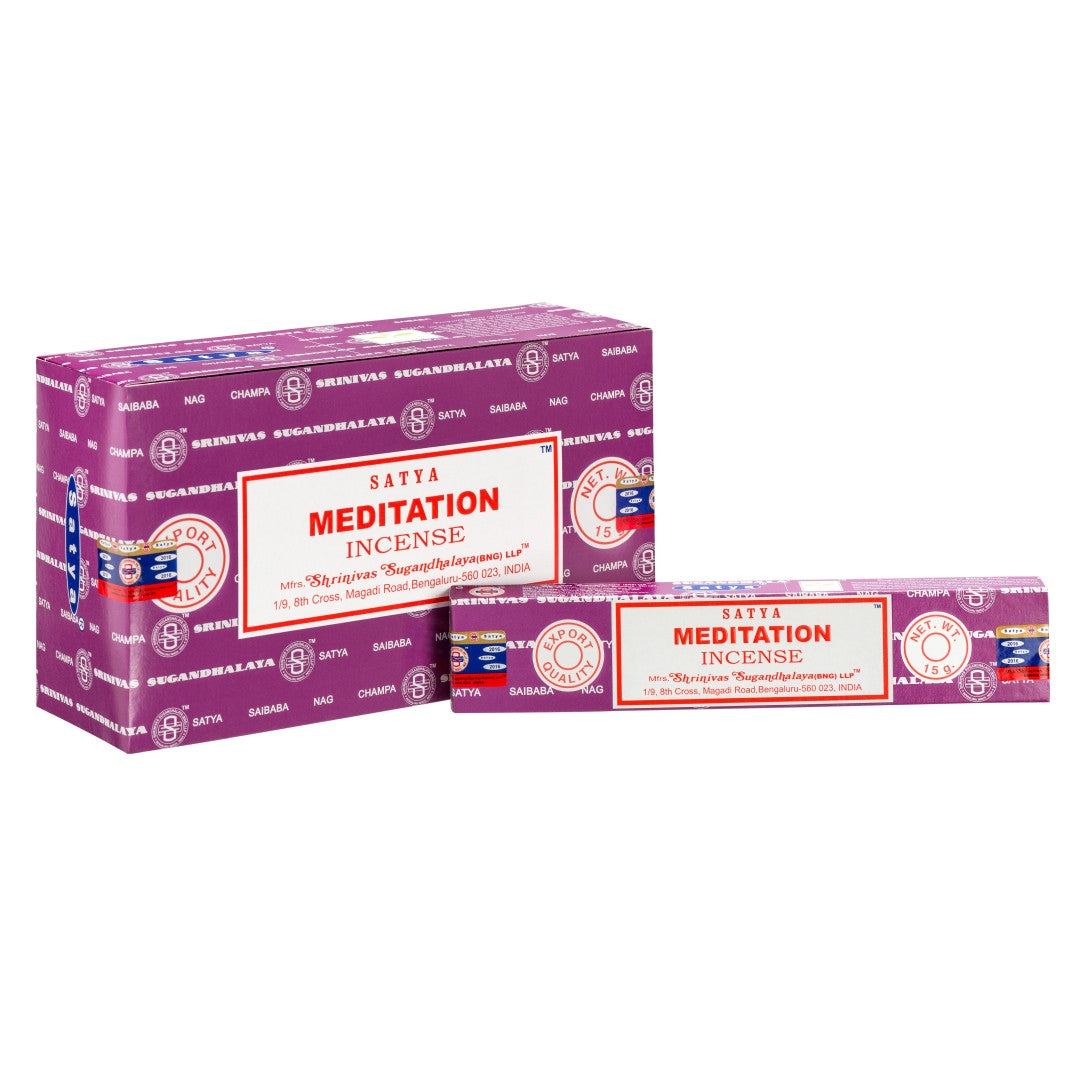 Satya Meditation Masala Incense 15g – Box of 12