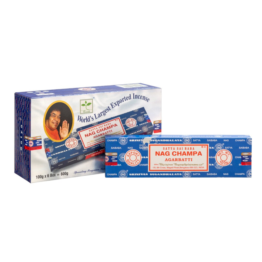 Satya Nagchampa Masala Incense 100g – Box of 12