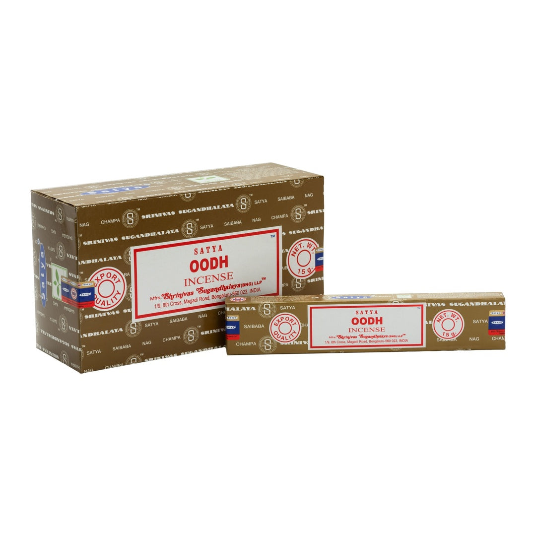 Satya Oodh Masala Incense 15g – Box of 12