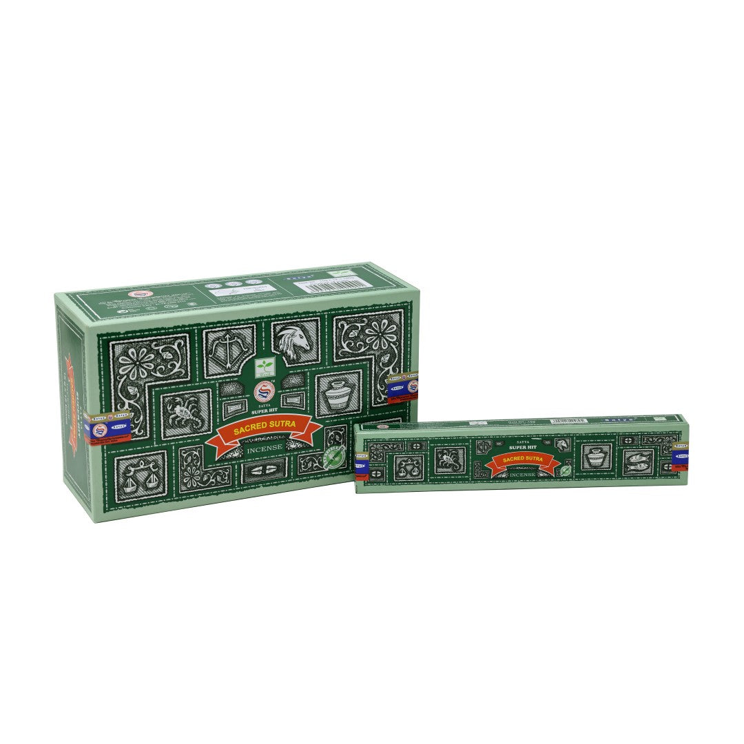 Satya Super Hit Sacred Sutra Masala Incense 15g – Box of 12