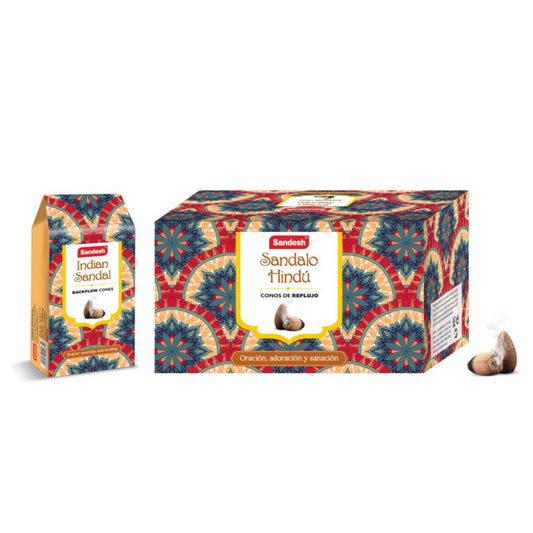 Sandesh Backflow Cones - Indian Sandal (10 cones)