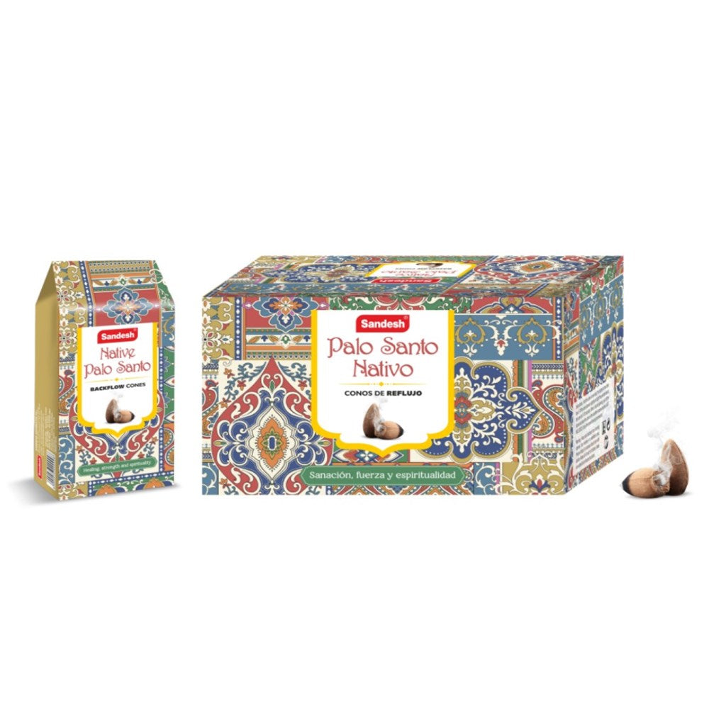 Sandesh Backflow Cones - Native Palo Santo (10 cones)
