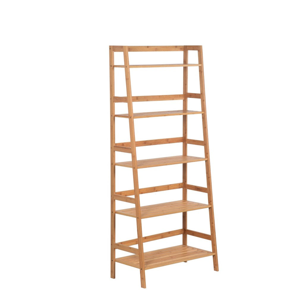 5-Tier Bamboo Rack/Ladder Shelf