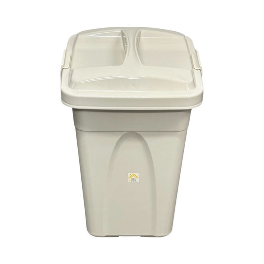 Outdoor Rubbish Bin 45L  - Off White