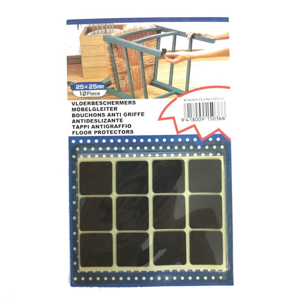 Anti Slip Pad Square 12Pcs