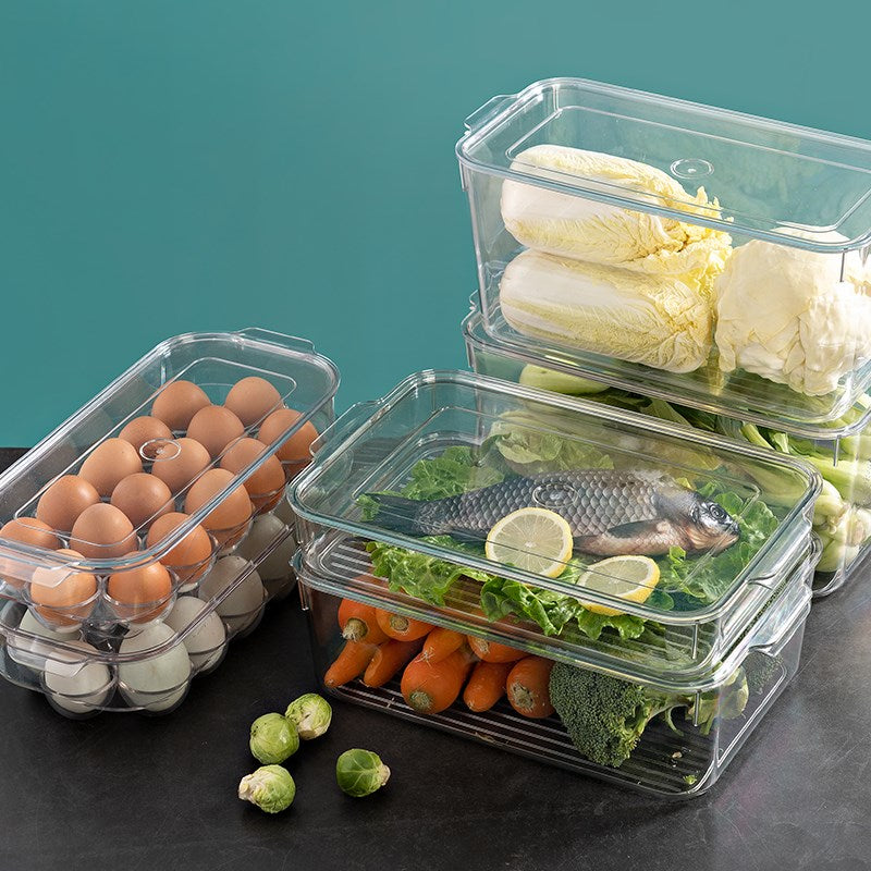 High Transparency storage box with lid- 33.5*16...