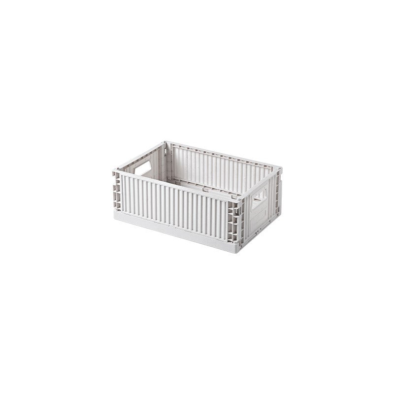 Foldable/Collapsible Storage Grey Basket - S