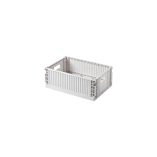 Foldable/Collapsible Storage Grey Basket - S