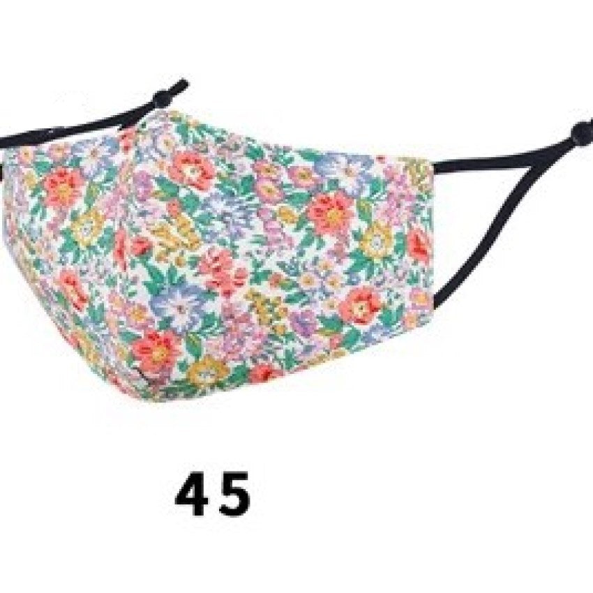 Fabric Cotton Mask 3 Layered - Printed #45