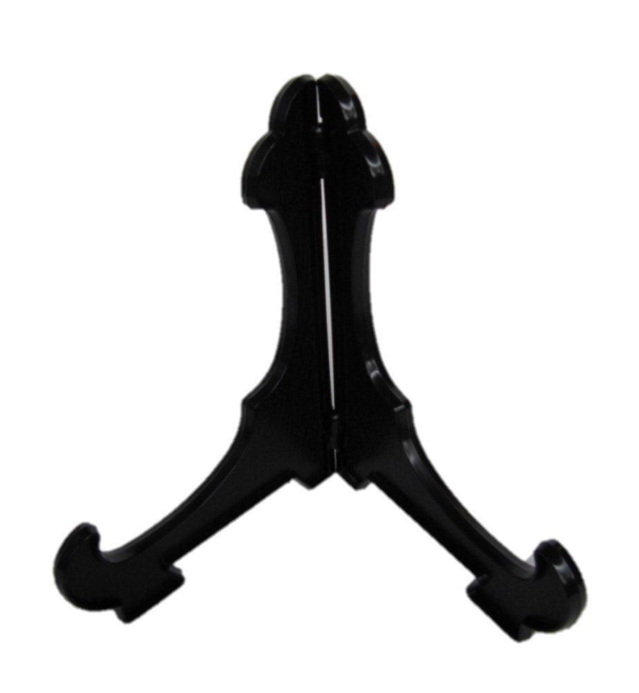 Black Plate Holder Easel  9"