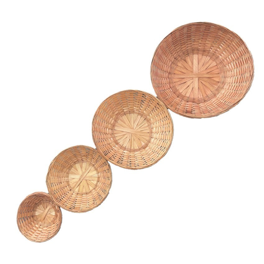 Bamboo Round Basket (S)  20x6cm