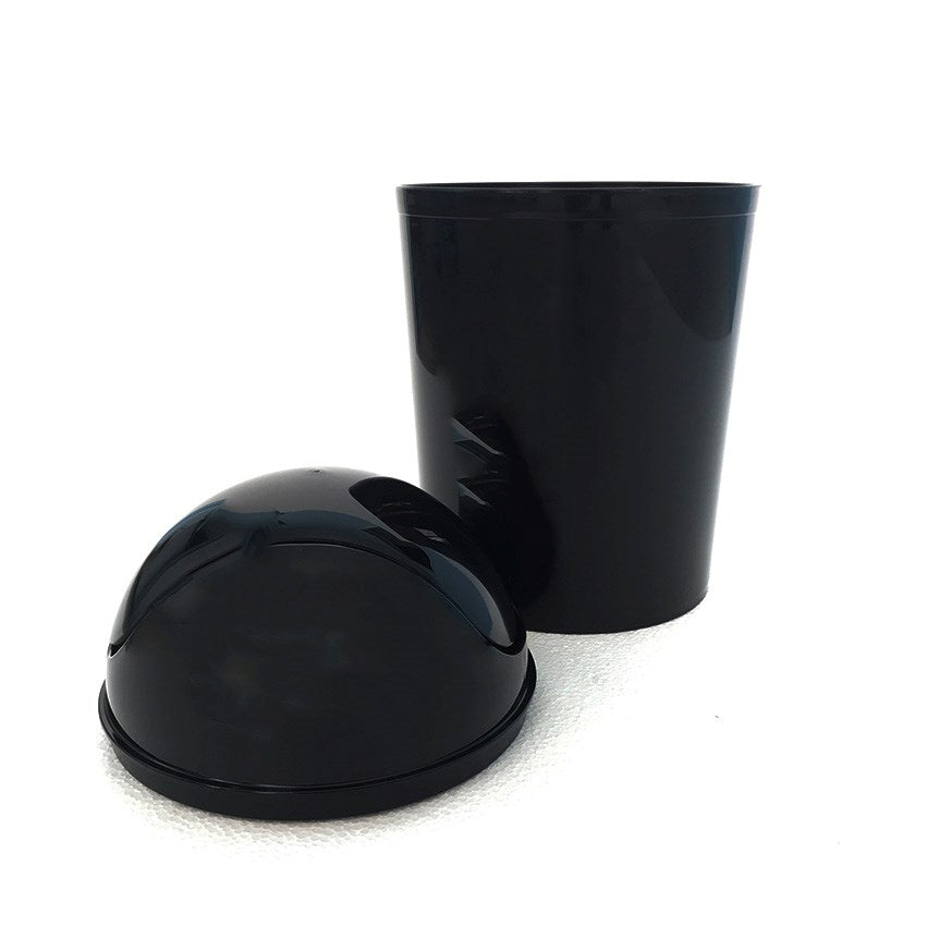 Rubbish Bin/ Dust Bin/Bullet Bin Black 3L (M)