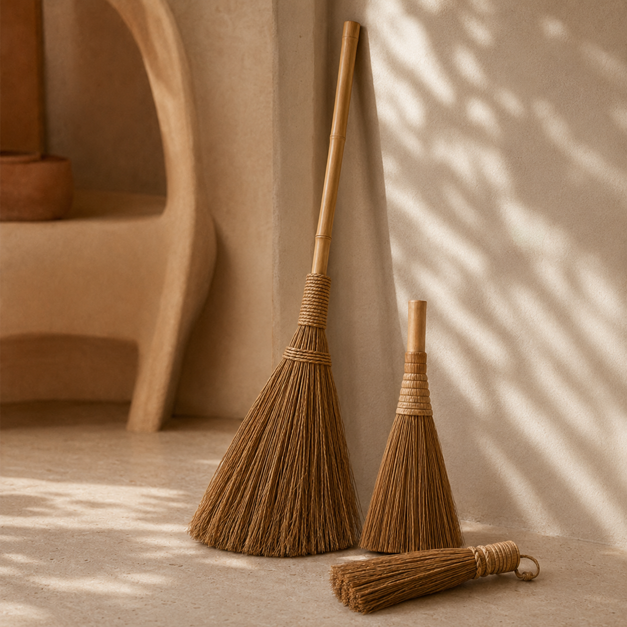 Handmade Natural Brooms