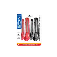 Load image into Gallery viewer, BAZIC Jumbo &amp; Mini Multipurpose Cutter set (4/Pack) (Product of USA)
