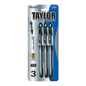 BAZIC Taylor Black Rollerball Pen (Product Of USA)