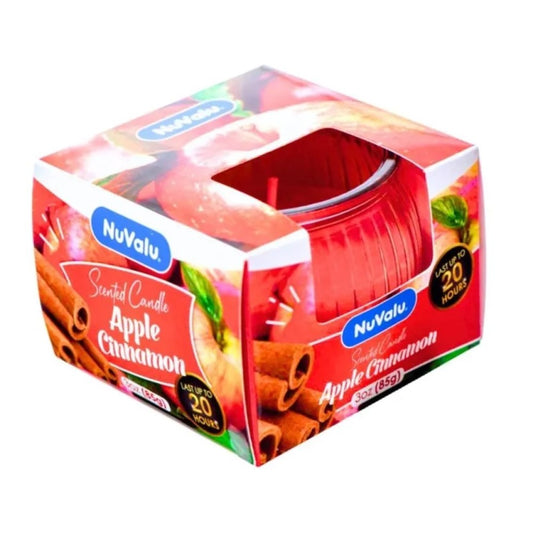 NUVALU - Glass Jar Candle Rasberry