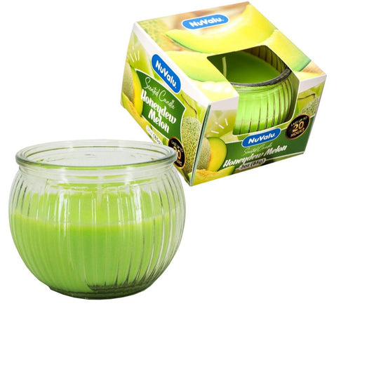 NUVALU - Glass Jar Candle Honeydew Melon