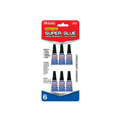 BAZIC 1 g Single Use Super Glue (Product of USA)