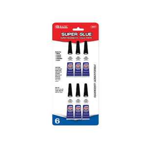 BAZIC Super Glue (6/Pack) (Product Of USA)