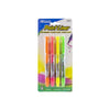 BAZIC Pen Style Fluorescent Color Liquid Highlighters (4/Pack) (Product Of USA)