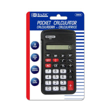 Load image into Gallery viewer, BAZIC 8-Digit Pocket Size Calculator w/ Flip Cover (Product Of USA)
