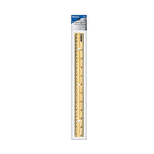 Load image into Gallery viewer, BAZIC (30cm) Wooden Ruler (Product of USA)
