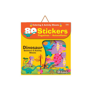 BAZIC Dinosaur Series Asst. Sticker (80/Bag) (Product of USA)