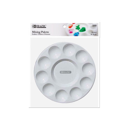 BAZIC Round 10-Mixing Palette (Product of USA)