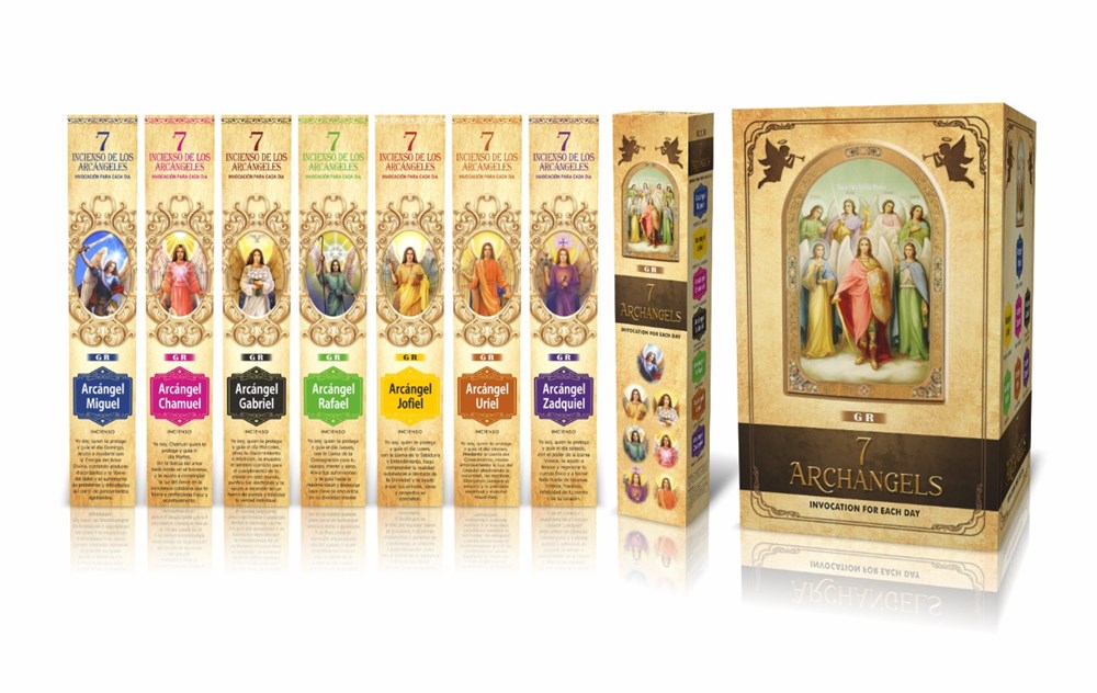 Incense Sticks 7 ArchAngels(35 Sticks) Pouch