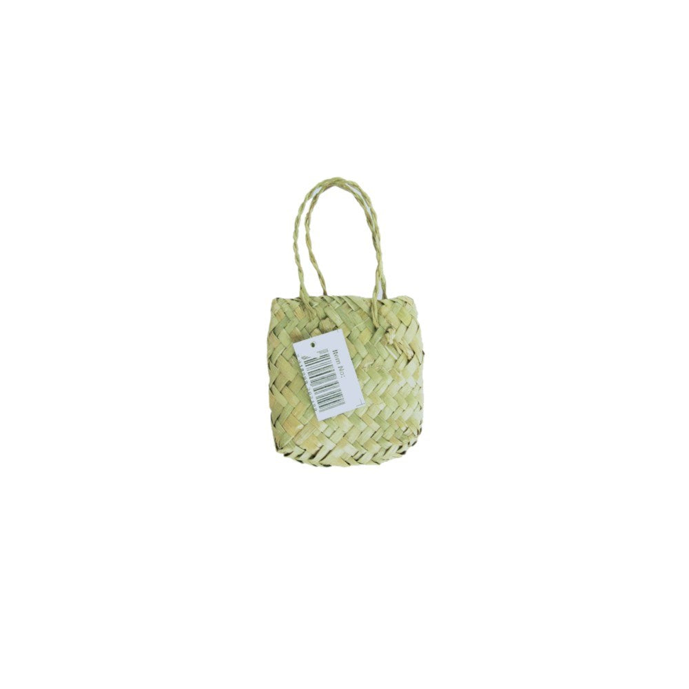 Flax/Seagrass Kete Bag 5x5cm