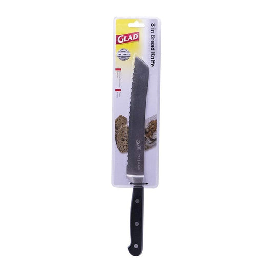 GLAD ESSENTIALS 8IN BREAD KNIFE (Product of USA)