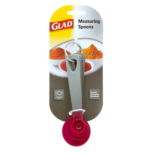 GLAD 4PCS MEASURING SPOON SET (Product of USA)