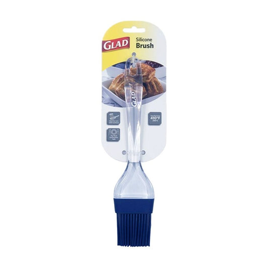 GLAD SILICONE BRUSH BLUE W CLEAR HANDLE (Product of USA)