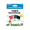 BAZIC 12 Mini Color Pencil (Product Of USA)